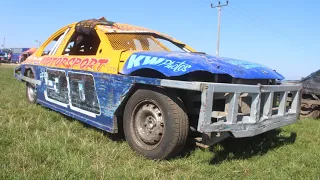 2L Saloon Stockcars Heat 1 Skegness Raceway 13/08/22.