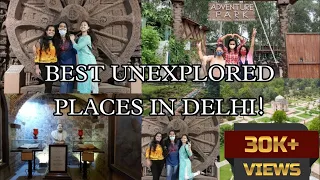 5 Amazing Unexplored Places in Delhi | Unexplored Couple Friendly Places | दिल्ली में घूमने की 5 जगह