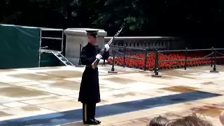 Tomb Guard Yelling at Loud Spectators