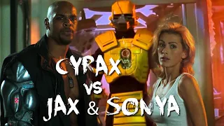 Крутой саундтрэк | Sonya & Jax vs Cyrax (MK movie)