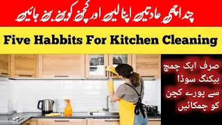 5 Amazing Kitchen Cleaning Tips and Hacks | Time & Money Saving Kitchen Cleaning