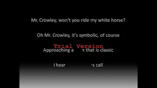 Mr Crowley Lyrics