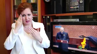 Обращение президента России Владимира Путина 9 мая 2020 года с переводом на РЖЯ Валентины Гавриловой