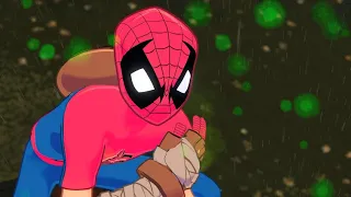 MangaVerse Spider-Man Gets Poisoned By Scorpion - Spider-Man Remastered