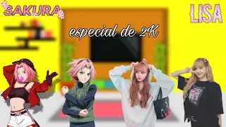 sala naruto meninos + o kakashi reage {sakura as lisa} de blackpink