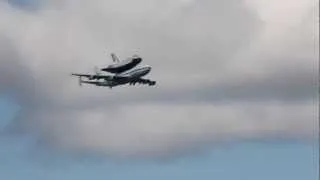Space Shuttle Enterprise Flyover over New York City (1 of 3)