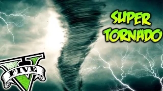 SUPER TORNADO DE COCHES EN GTA !! GTA V ONLINE Makiman