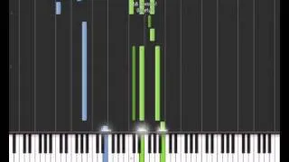 Final Fantasy Tactics: Hero's Theme for piano played in Synthesia