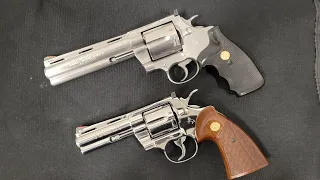 Colt Python vs. Colt Anaconda Older Vintage model comparison