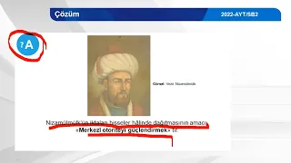 2022 YKS Sınav Soru Çözümü Tarih-2 (AYT)