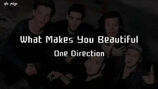What Makes You Beautiful - One Direction ( speed up ) lyrics