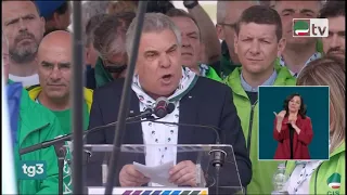 Intervento di Luigi Sbarra a Monfalcone 1 maggio 2024