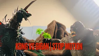 Kong vs Gigan | godzilla stop motion