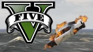 Grand Theft Auto V: Car Fire, in the Ocean?