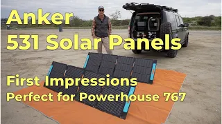 Anker 531 Solar Panel 200 Watt First Impressions for Anker Powerhouse 767 -  4K