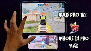 IPAD PRO M2 VS IPHONE 14 PRO MAX PUBG TEST