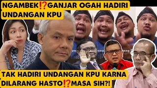 GANJAR NGAMBEK‼️OGAH HADIRI UNDANGAN KPU, DILARANG HASTO⁉️ VERSI STAND UP COMEDY