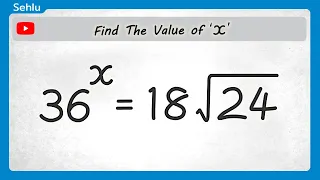 🤨 Solving A Nice Exponential Math IMO Prep Question  #sehlu #exponential #matholympiadquestion 😊