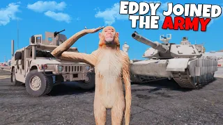 Eddy Joins The Military in GTA 5 RP..