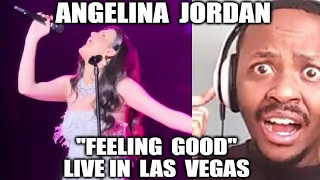 ANGELINA JORDAN REACTION - "Feeling Good" - Las Vegas 2/29/2024