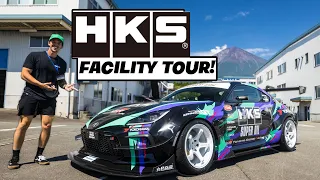 Viewing Japan's Most Legendary JDM Tuning & Parts Shop | HKS Shop tour