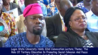 LAGOS STATE UNIVERSITY HOLDS 22ND CONVOCATION