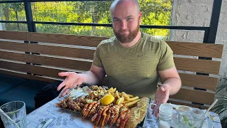 DISCOVERING the ANCIENT GREEK CITY of PAPHOS! And MASSIVE SEAFOOD PLATTER 🇨🇾