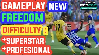PES 2021 Gameplay Freedom Gameplay V0.5 Released Season 2023