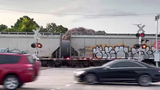 Pacing an eastbound KCS train from Richmond to Sugar Land, TX (The Chase Ends)