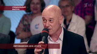 Первый канал. программа "Пусть Говорят": комментарий Игоря Сандлера о победителе Евровидения-2018