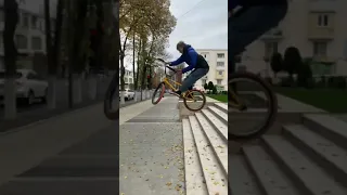 оппозит БАРСПИН с шести ступ #bmx #bmxrider