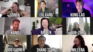 Mortal Kombat Cast Reaction To Their Trailer (2021)