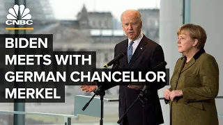 President Biden meets with German Chancellor Angela Merkel — 7/15/21