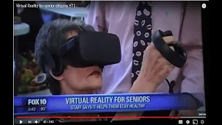 Virtual Reality for senior, ticketsVirtual experiences in real time