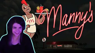 Manny's - Accurate horror game ABOUT SERVICE INDUSTRY