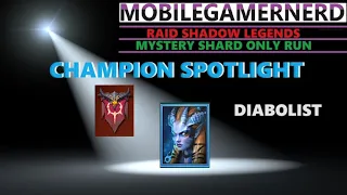 (Diabolist) Raid Shadow Legends F2P Champion Spotlight