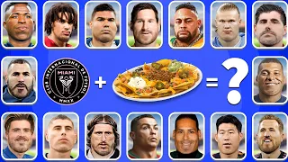 Guess the SONG, Fat VERSION, favorite FOODS And Club of football players|Ronaldo|Messi