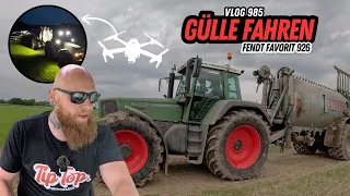 FarmVLOG#985 - Fendt Favorit 926 Vario am Gülle Ballern