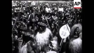 Prince George Sees Zulu Tribal Dance