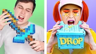 ¡10 Dulces De Minecraft vs Dulces De Fortnite!