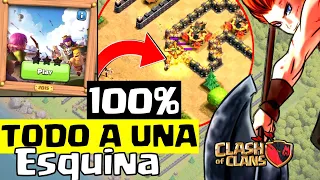 COMO Completar el Desafio 2015 de Clash of Clans TODO POR UNA ESQUINA!!