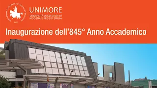 Inaugurazione 845° Anno Accademico Unimore - A.A. 2020/2021