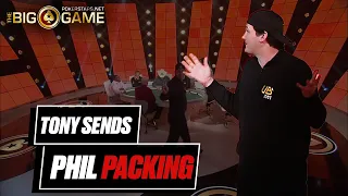 The Big Game S1 ♠️ W1 E5 ♠️ Tony G STACKS Hellmuth ♠️ PokerStars