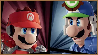 Mario Strikers: Battle League | Team Mario vs Team Luigi (Normal CPU) [Switch]