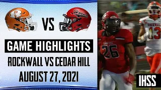 Rockwall vs. Cedar Hill- 2021 Week 1 Football Highlights