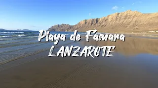 Playa de FAMARA ★ Teguise ★ LANZAROTE 🌊