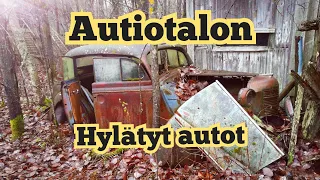 Abandoned farm and car graveyad 1950-1960-model year urbex Finland