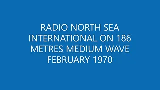 RNI - Radio North Sea International on 186 Metres February 1970