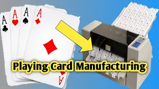 Playing Card Manufacturing Process | Fully Automatic Company || How its Made || Future Technology