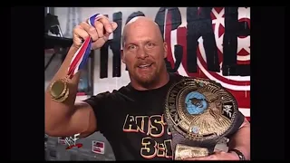 Stone Cold Steve Austin Has Kurt Angles Gold Medals In The Parking Lot What WWE Smackdown 8-30-2001